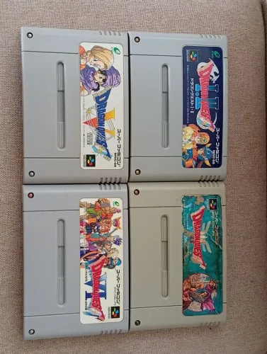 Lote dragon quest super famicom