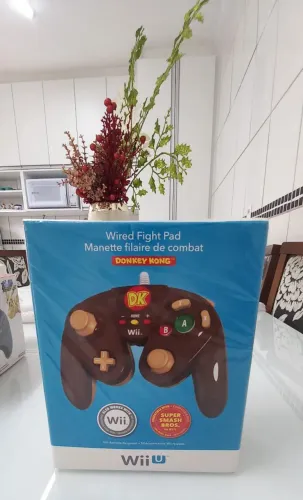 CONTROLE SÉRIE DONKEY KONG PARA WIIU NOVO SEM USO 