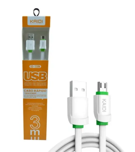 Cabo Micro Usb V8 3M Kaidi