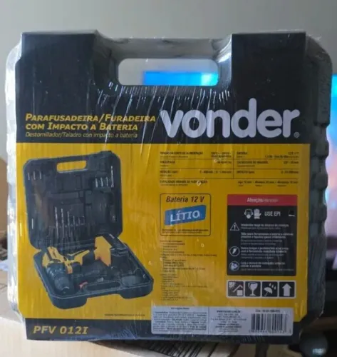 Parafusadeira / furadeira Bateria 12v - Vonder