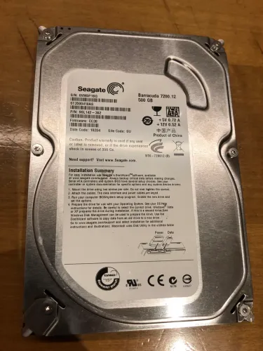 HD Seagate Barracuda 7200 rpm 500GB
