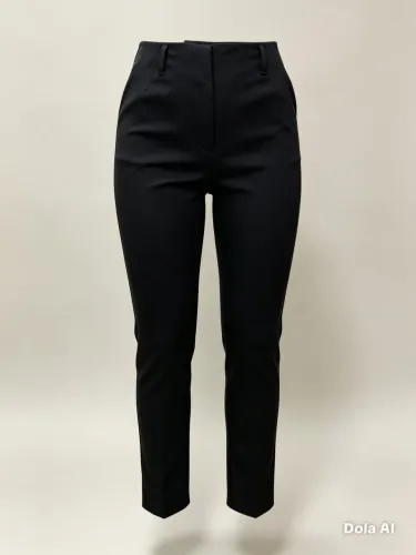calça de alfaiataria preta feminina 