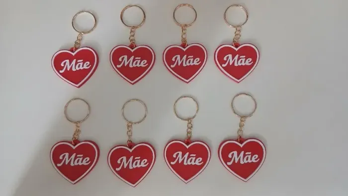 Chaveiro de Coração - Mãe