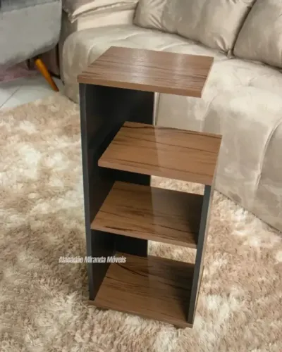 Mesa de Apoio Bis Imbuia/Preto