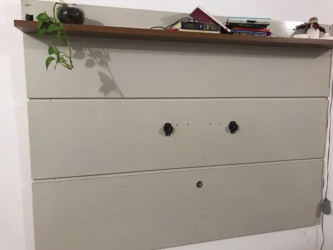 Painel rack offwhite