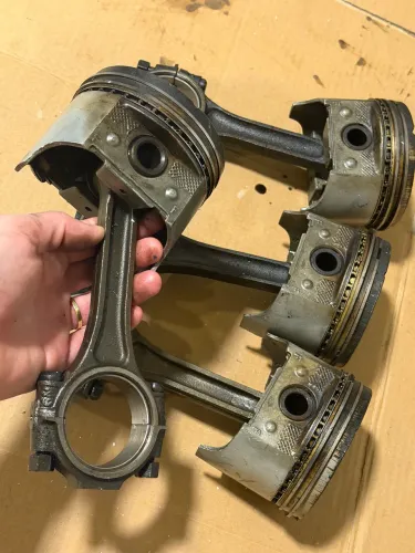 Conjunto bielas e pistão motor Opala 4cc