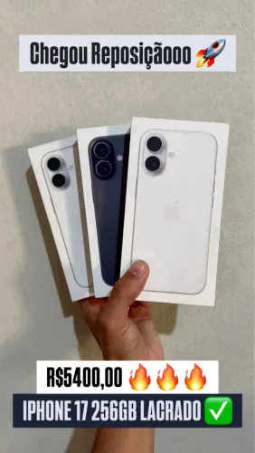 IPhone 17 256GB LACRADO NO PREÇO ?