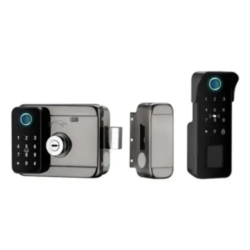 Fechadura Digital Biométrica De Sobrepor appTuya Ip66 Bilateral p/ uso externo