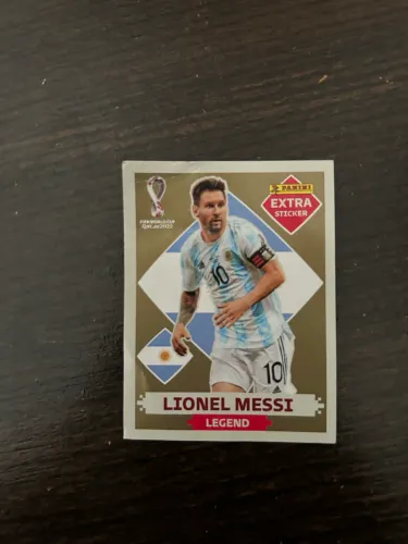 Messi Extra Dourado copa do mundo 2022