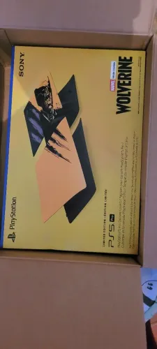 Faceplate Wolverine playstation 5 Pro (Lacrado).
