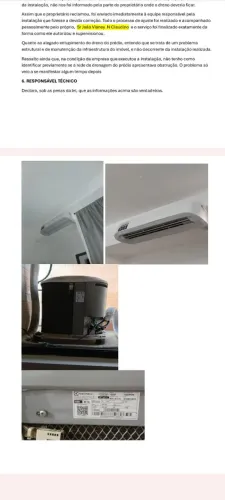 Ar condicionado com garantia 3 a 10 anos excelente