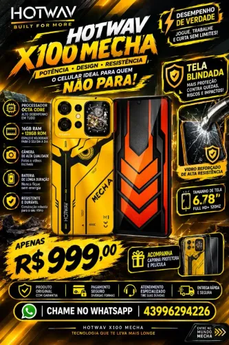Celular hotwav lançamento novo