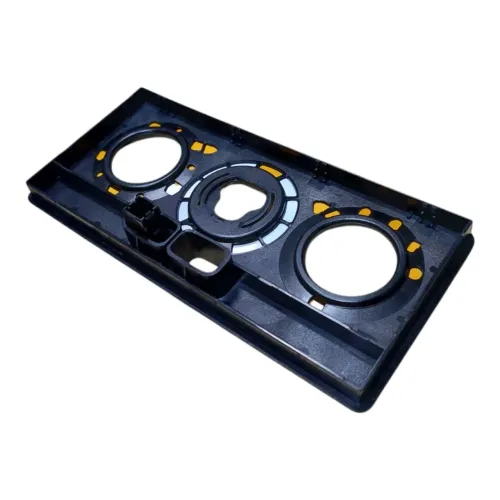 Moldura Comando De Ar C/ Botões M. Benz Accelo E3651 Preto