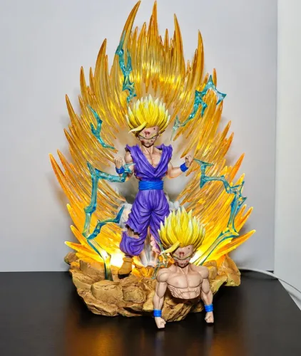 action figure Gohan super Sayajin - efeito aura 35 cm (novo)