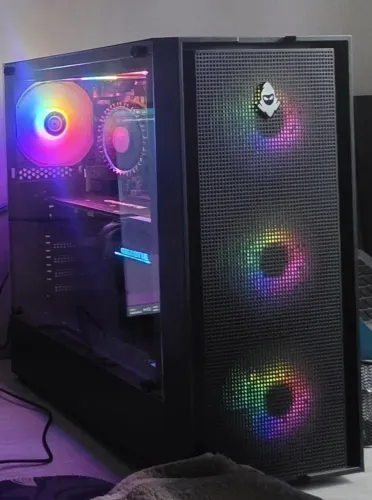 Gabinete Gamer Mancer Narok V2 Rainbow 6 ventoinhas
