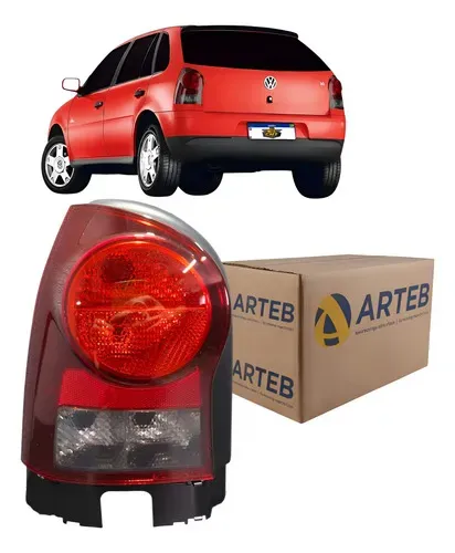 Lanterna Traseira Esquerda Gol G4 2005 A 2008 Original Esquerdo/motorista Fumê