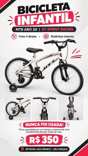 Bicicleta para criança