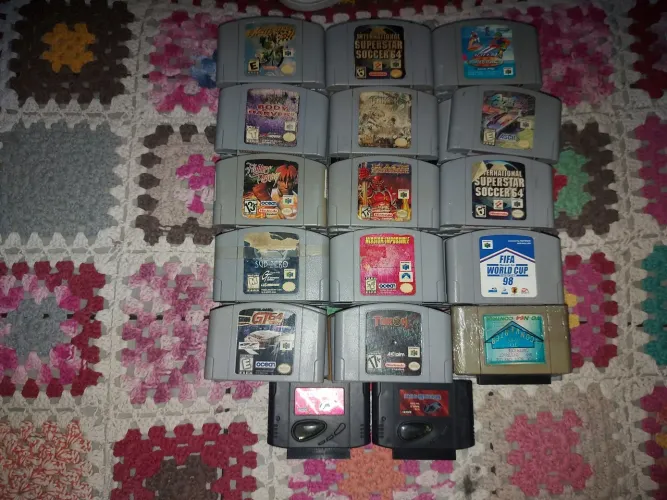 Cartucho Nintendo 64 originais (Apartir 80.00)