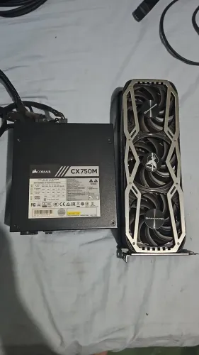 Placa de vídeo RTX 3080 + Fonte 750W