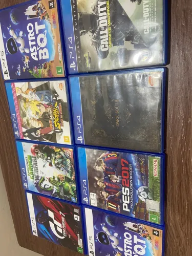 Jogos PS4/PS5 350$ Tudo
