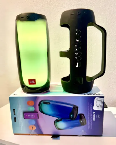 JBL Pulse 4 Original Impecável + Caixa e Capa Protetora