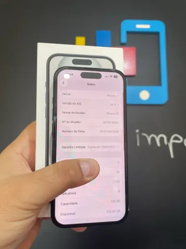 iPhone 15 (15 dias de uso)