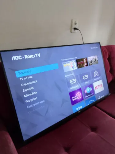 TV AOC 43* PERFEITA 4K (PRA VENDER LOGO).