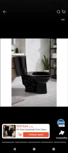 Vaso sanitário caixa acoplada.