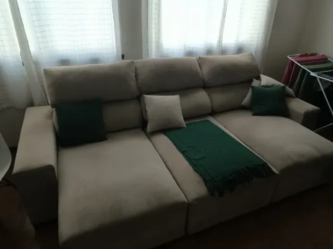 Sofá retrátil 3 lugares