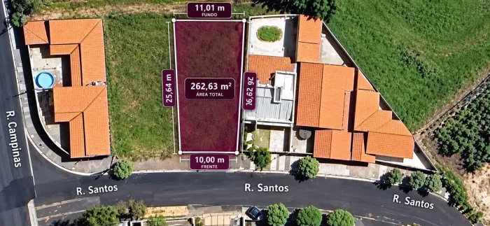 263 m² para Construir Seu Lar em Meio à Tranquilidade de Santa Cruz da Conceição