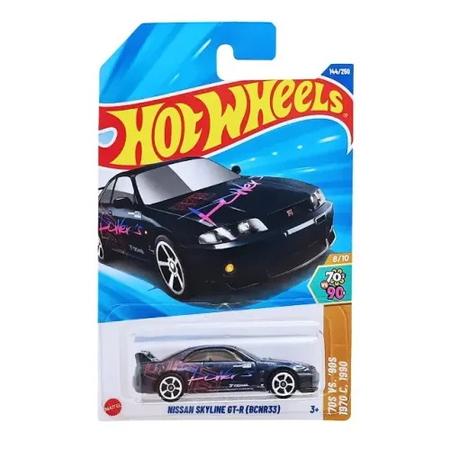 Carrinho Hot Wheels Nissan Skyline GT-R (BCNR33) 2025 Lote M HYY04 8/10
