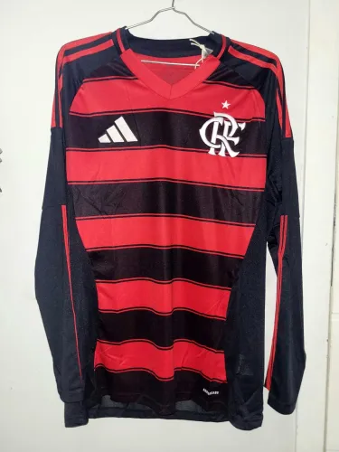 Camisa Flamengo Original Adidas manga longa