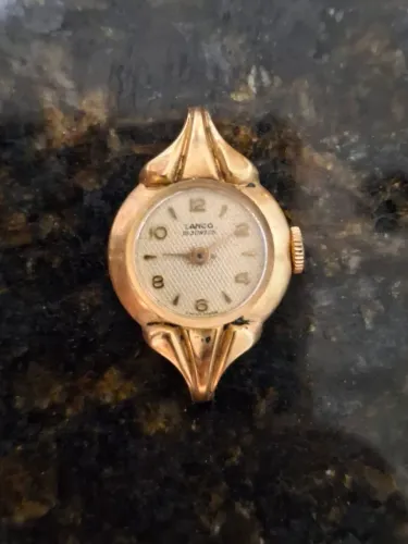 Relógio Suíço Antigo Lanco Vintage Feminino