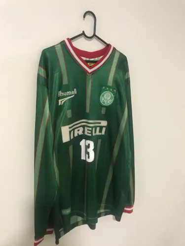 Camisa manga longa de jogo do Palmeiras 2001
