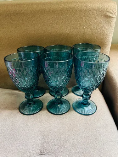 Conjunto de 6 Taças diamond 