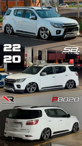 Rodas aro 20 Chevrolet Trail Blazer grafite com diamantado 6x139 novas 