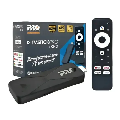 Transforme Sua TV em Smart com Tv Stick Pro Eletronic Controle por Voz!