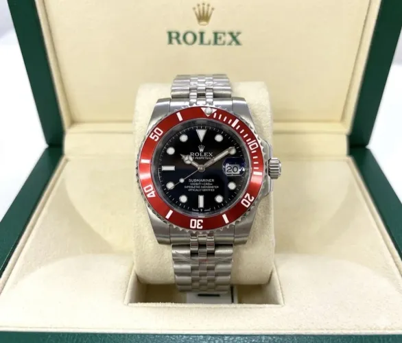 Rolex Submariner Red 40mm Automático Premium AAA+ Aço
