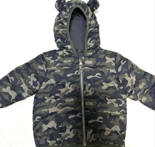 Jaqueta Camuflada Bebê Menino com Orelhinhas - NOVA - 6 a 9 meses ?