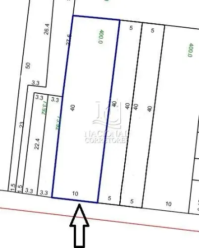 Terreno 400m² à venda no Parque das Nações Excelente localização!