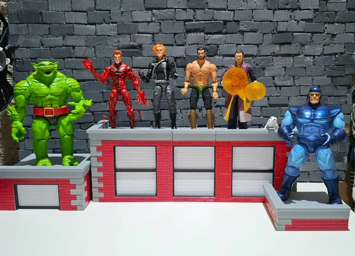 Marvel Legends Diorama em 3D DC MCFarlane Marvel Select