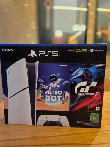 PS5 Novo, Lacrado, Sem Uso, Digital + 2 Jogos, Garantia e Nota