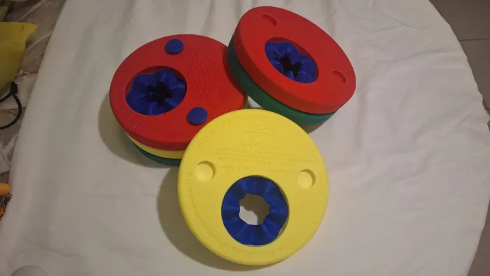 Conjunto boias discos flutuantes, natação, importadoo