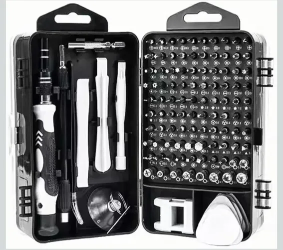 Conjunto de chaves de fenda de precisão 115 em 1