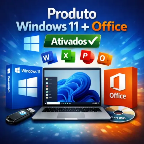 Produto Windows 11 + Office Ativados