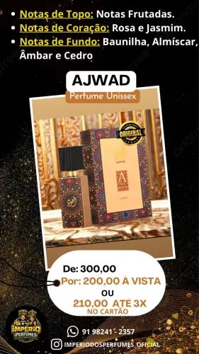 Perfume Árabe Ajwad