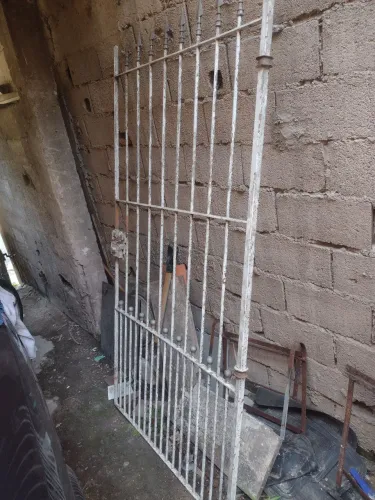 Portão De Ferro Grande Só A Folha.
