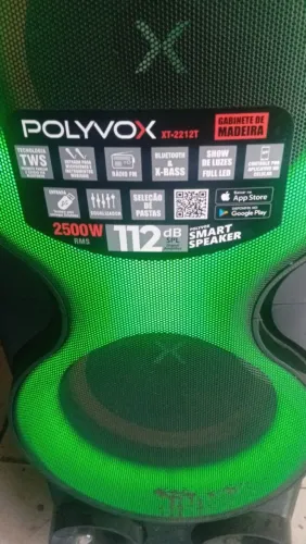 Som  Polyvox 2500w RMS top 