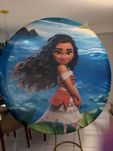 Vendo arco e tecidos para festa infantil (Moana)