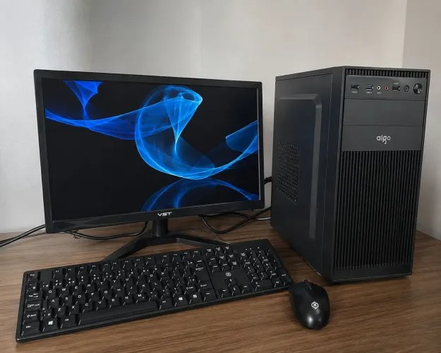 COMPUTADOR HOME MANCER COMPLETO COM MONITOR TECLADO E MOUSE